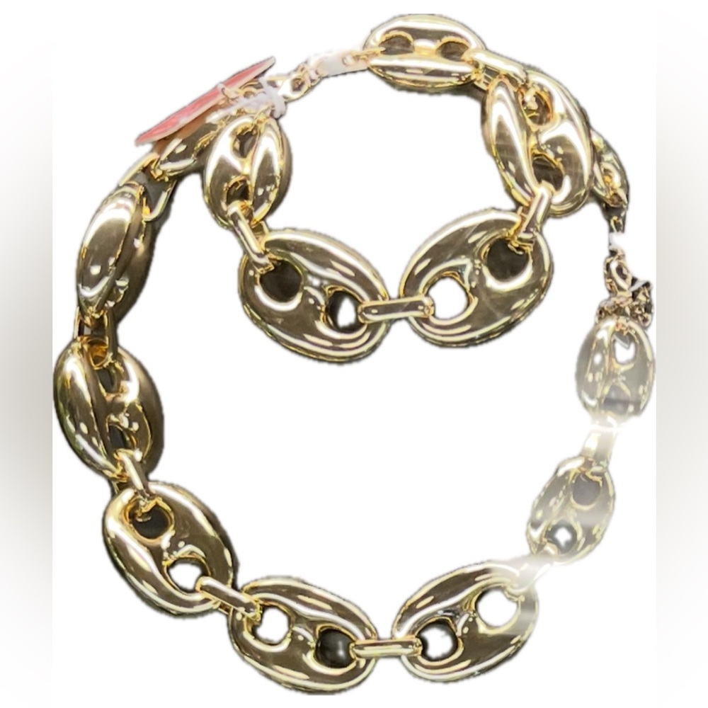 NWT โ๏ธ ๐โ๏ธ Camila Coelho Gorgeous Set of Goldtone Necklace & Bracelet - Picture 11 of 17